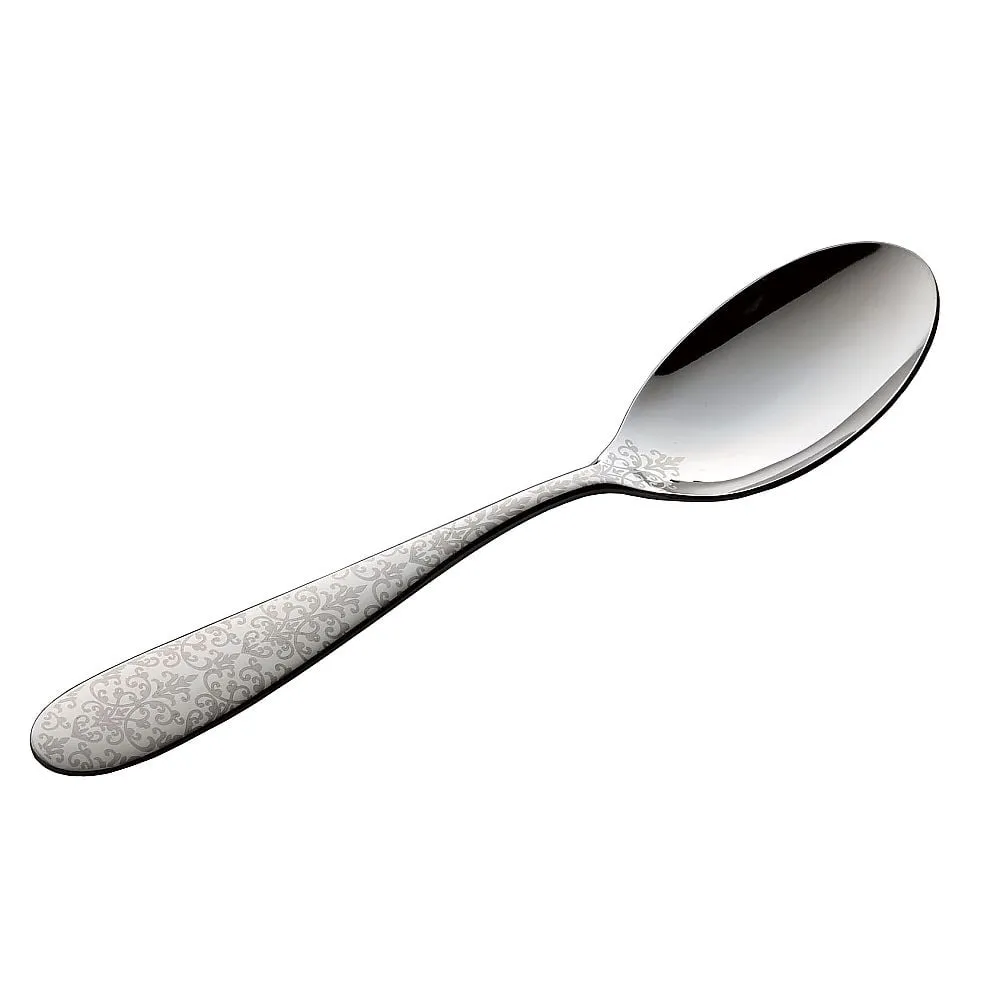 62-6720-57 (18-8) Bono European A White Dessert Spoon MX-7