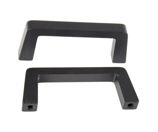 63-7501-09 Pinet Matte Black Aluminium Concealed Fixings Drawer Handle, 102mm 19-A-3644
