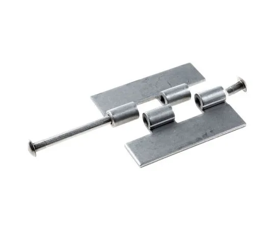 63-7501-17 Pinet Deburred Stainless Steel Butt Hinge with a Lift-off Pin, 80mm x 30mm x 3mm 52-A-3771
