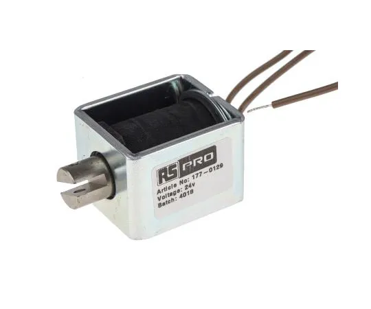 63-7406-93 Pull Action DC D-Frame Solenoid, 24 V 177-0129