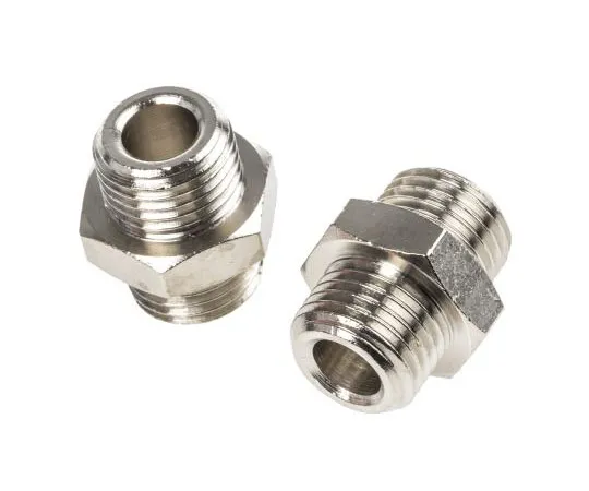 63-7510-60 Legris LF3000 60 bar Brass Pneumatic Straight Threaded Adapter, G 1/4 Male Male 0901 00 13