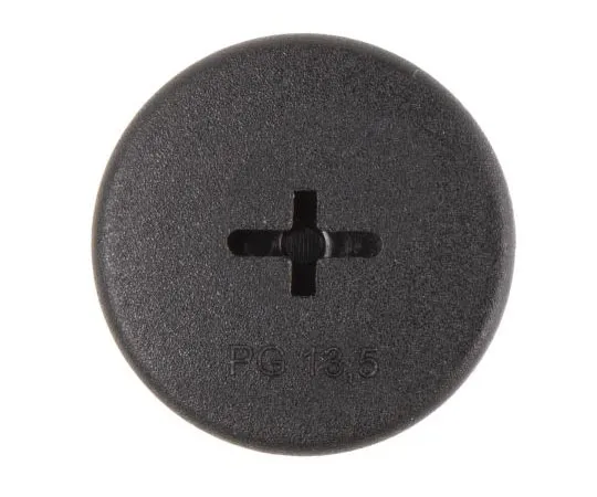 63-7406-13 Alpha Wire FIT PG13.5 Blanking Plug, Plastic, Threaded, IP66, IP68 HPP13 BK080