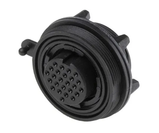 63-7411-24 Bulgin Standard Buccaneer Series Panel Mount Housing, 25 contacts Plug PX0822/S