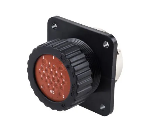 63-7390-24 ITT Cannon Neptune Circular Series Panel Mount Housing, 24 contacts Socket 192900-0030