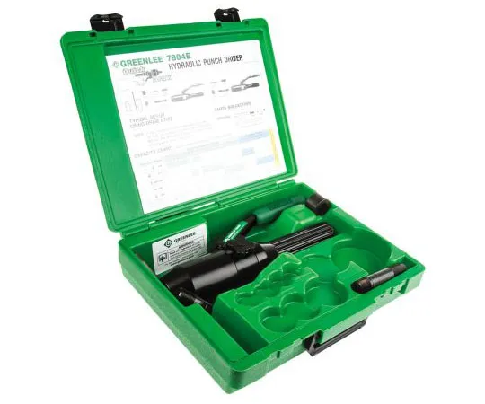 63-7507-55 Greenlee 2.29kg Punch Driver Kit Machine Press 50342916