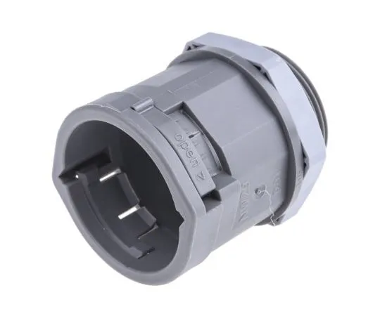 63-7548-26 PMA Straight Cable Conduit Fitting, PA 6 Grey 32mm nominal size IP66 M32 SLND-M329