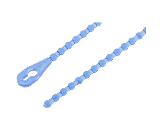 63-7489-29 RS PRO Blue Polypropylene Releasable Cable Tie, 152.4mm x 2.4 mm 321-2543