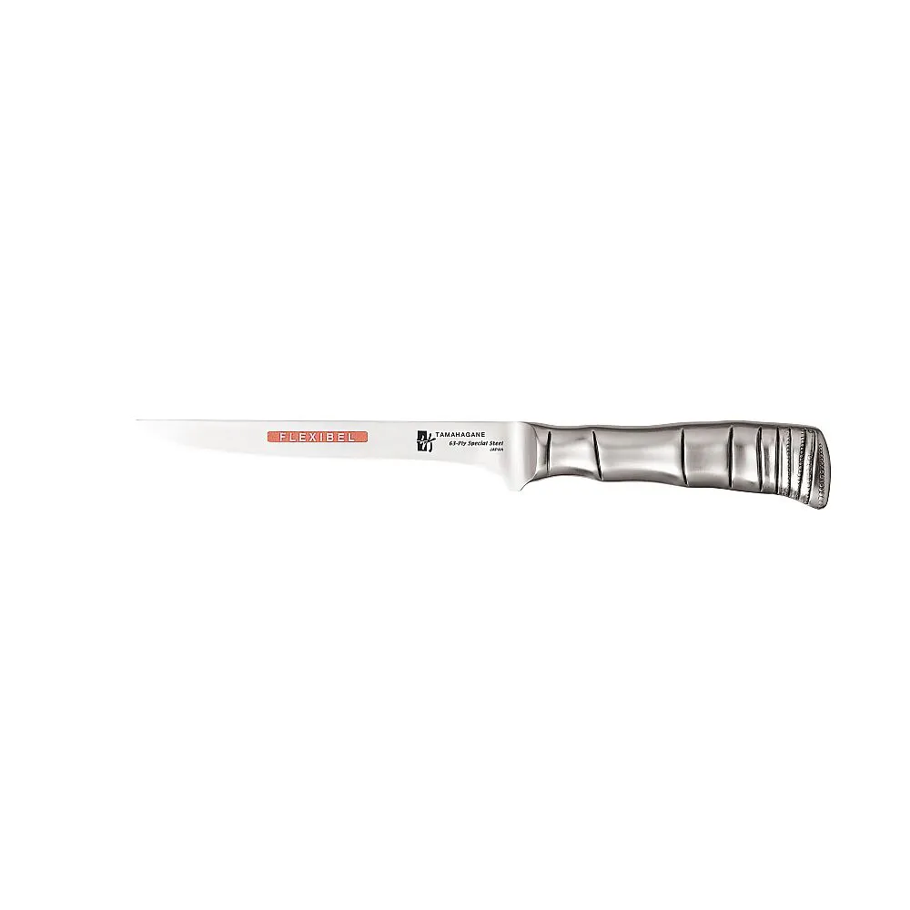 62-6415-23 Tamahagane Bamboo Boning Knife (FL) 16 cm TK-1120