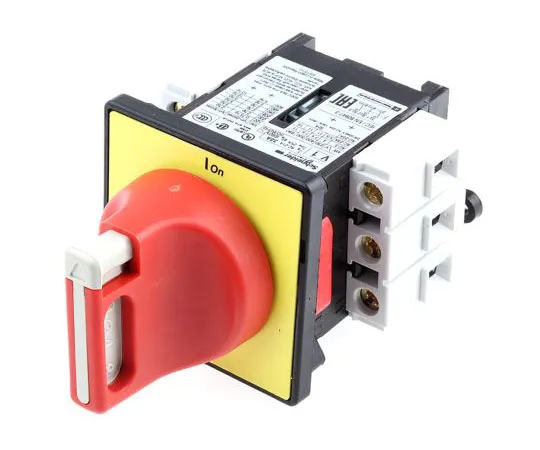 63-7462-72 3 Pole Panel Mount Non F***d Isolator Switch, 32 A, 15 kW, IP20, IP65 VCF1