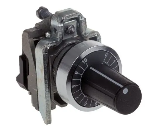 63-7493-52 Schneider Electric Harmony XB4 Series, Black Push Button Head, Potentiometer, 22mm Cutout ZB4BD912