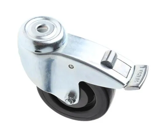 63-7489-63 Tente Stem Swivel Castors 2477UYP100P30CHC10X90, 80kg, Rubber tyres 2477UYP100P30CHC10X90