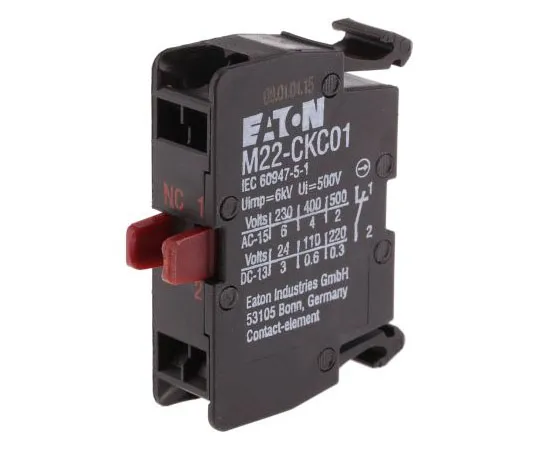 63-7526-90 Eaton Contact Block for *** with RMQ Titan Series 216387 & M22-CKC01
