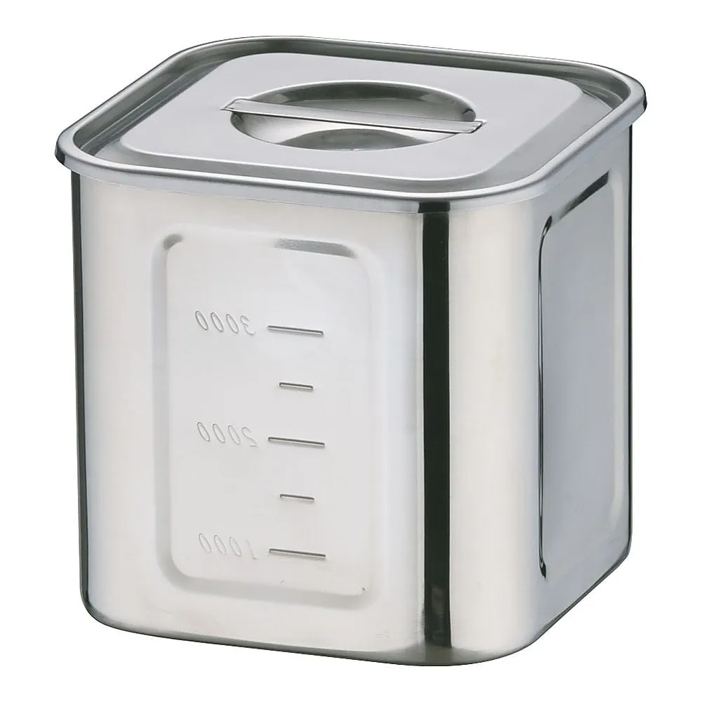 62-6386-39 Eco Clean UK Deep Square Kitchen Pot 16.5 cm AEK1307