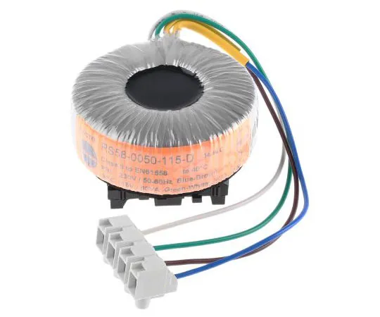 63-7505-86 1 Output Toroidal Transformer, 50VA, 115V ac 58-0050-115-D