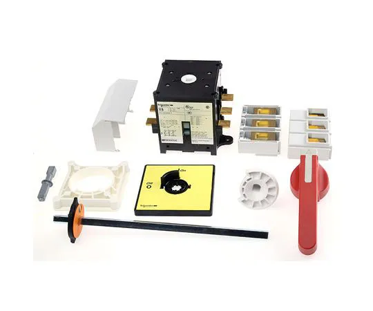 63-7540-78 3 Pole Panel Mount Non F***d Isolator Switch, 175 A, 55 kW, IP20, IP65 VCCF6