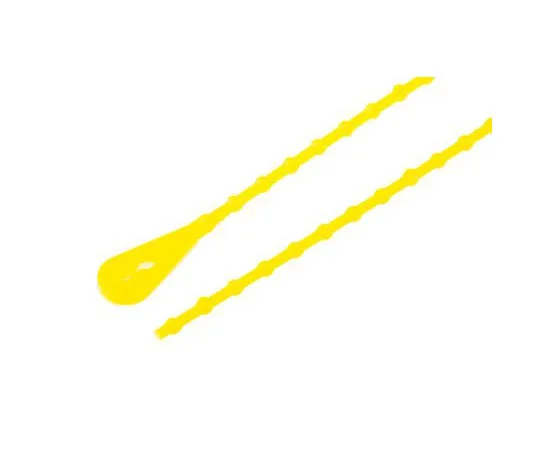 63-7489-27 Richco, BT Series Yellow Polypropylene Releasable Cable Tie, 273.1mm x 2.4 mm BT-10-10-YL