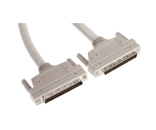 63-7438-67 2m Male SCSI III to Male SCSI III SCSI Cable Assembly, Thumbscrew Fastener 233-8830