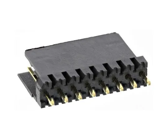 63-7537-12 Stelvio Kontek 475, 8 Way, 1 Row, Straight PCB Header 66100811621