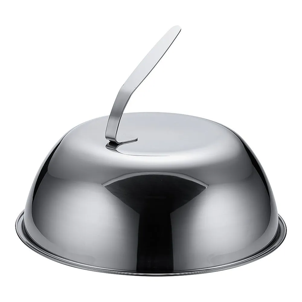 62-6732-08　18-8 Steak Cover Round 30 cm