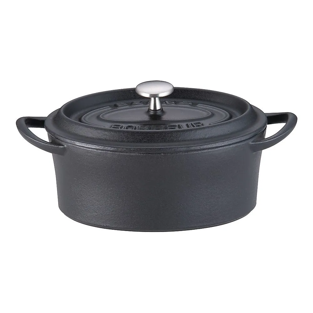 62-6349-15 Bon Bonaire Cocotte Oval 17 cm Black