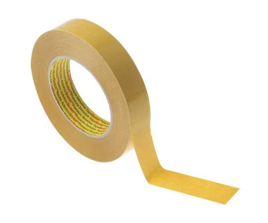 63-7527-32 3M 9040 Beige Double Sided Paper Tape, 25mm x 50m, 0.1mm Thick 24 780