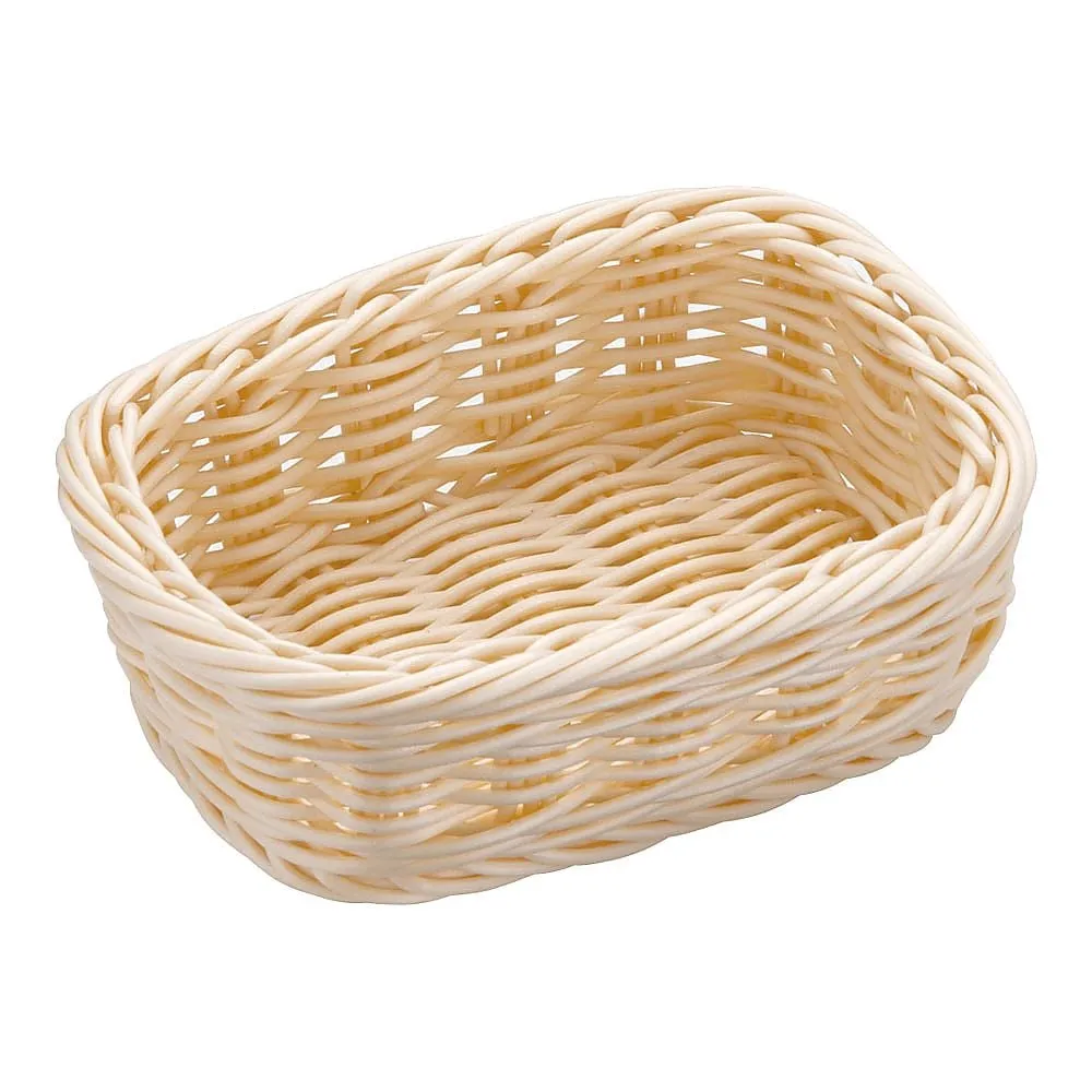 62-6581-71 Resin Basket Square White 91-072A
