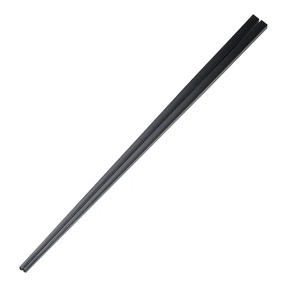62-6725-70 New Ecolen Chinese Chopsticks Normal 25 cm Black (50 Pairs Included)