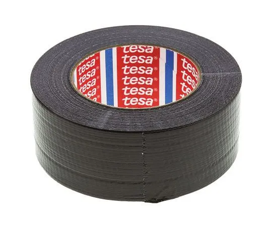 63-7512-16 RS PRO Black PE Coated Duct Tape, 50m x 48mm 373-1577