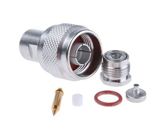 63-7474-59 Radiall 50Ω Straight Cable Mount N Type Connector, Plug, Clamp Termination, 0 → 11GHz, RG179, RG187, RG188, RG316 R161004000W