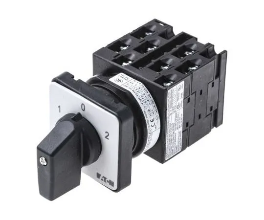 63-7453-82 Eaton, 4P 3 Position 60° Rotary Switch, 690 V ac, 20 A, Toggle Actuator 78627326 & T0-4-8213/E/EZ-P1(RS257-9570)