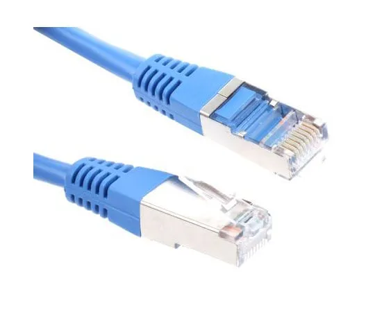 63-7473-71 Decelect Forgos Blue PVC Cat5 Cable FTP, 1m Male RJ45/Male RJ45 CR503B1CBL