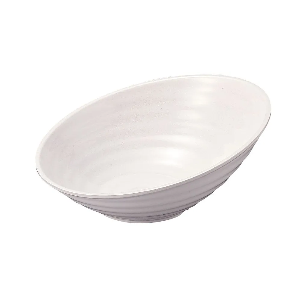 62-6675-06 Melamine Kuroge lotus cutlet, medium size 40 cm