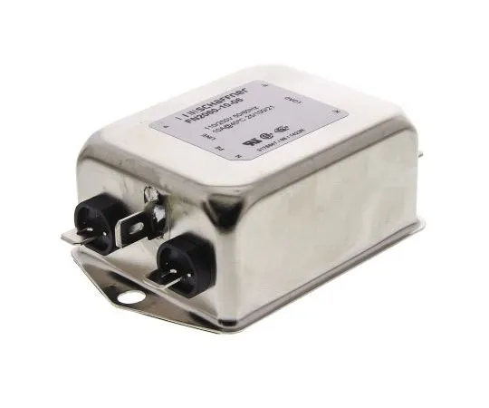 63-7430-02 Schaffner FN2060 Series 10A 250 V ac 400Hz Chassis Mount RFI Filter, with Tab Terminals, Single Phase FN2060-10-06