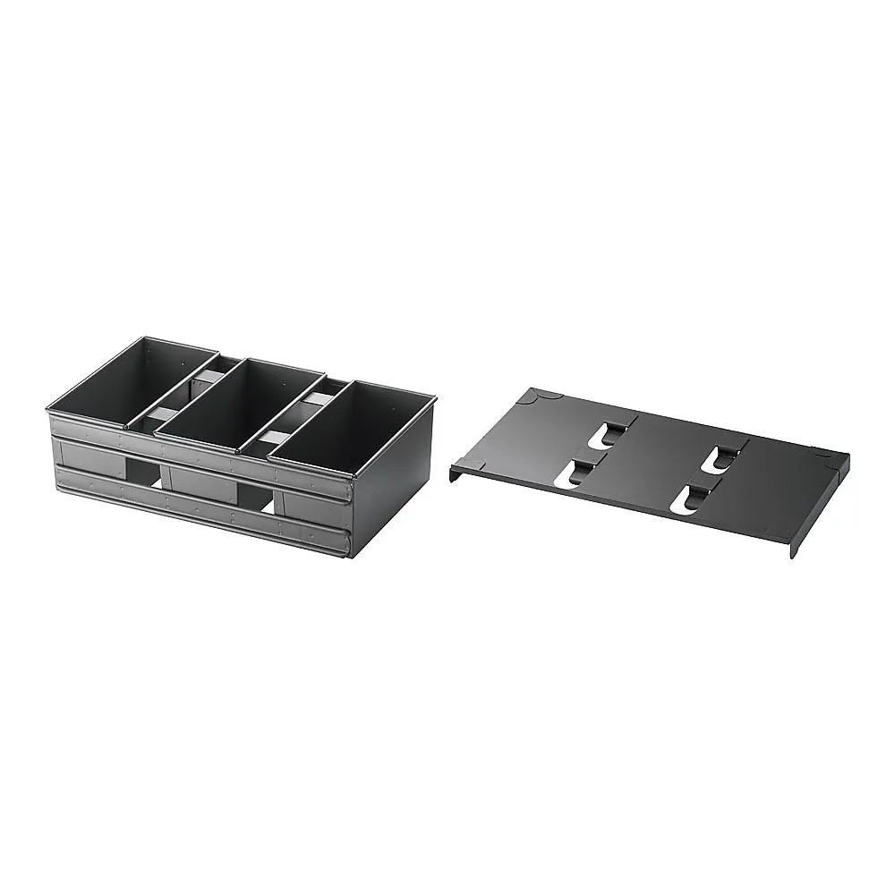 62-6575-63 Sluton Tri-Plus 2-Loaf Bread Mould 3-Connection (with Lid)