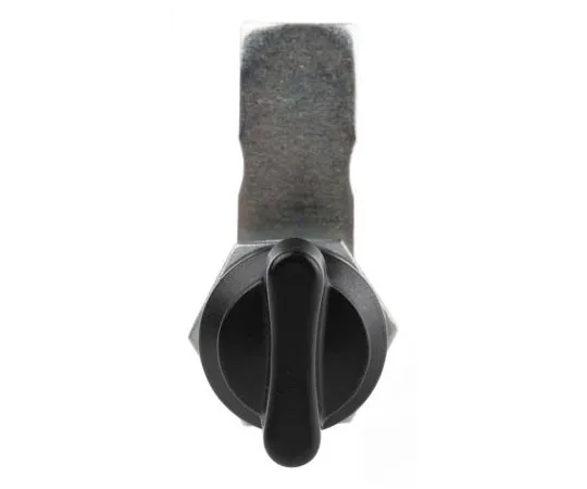 63-7374-56 RS PRO Panel to Tongue Depth 13.5mm Black Powder Cabinet Lock, Knob to unlock 146-1810