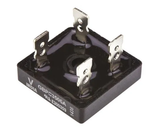 63-7523-52 Vishay VS-GBPC3506A, Bridge Rectifier, 35A 600V, 4-Pin GBPC-A VS-GBPC3506A