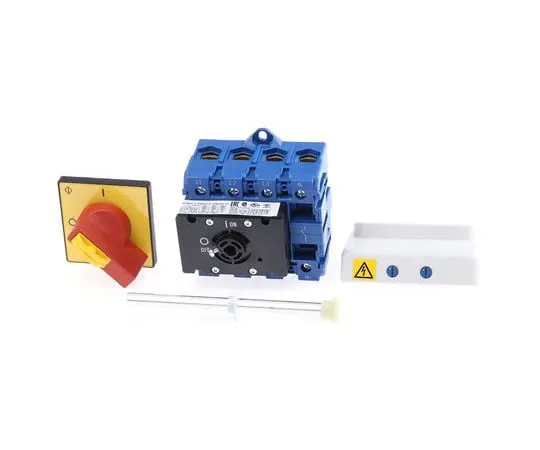 63-7516-01 4 Pole DIN Rail Non F***d Isolator Switch, 100 A, 37 kW, IP65 KG100 T204/GBA302 VE