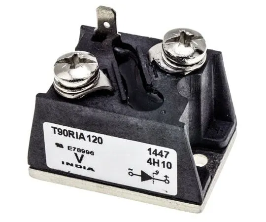 63-7515-09 Vishay, VS-T90RIA120, Thyristor, 1200V 90A, 120mA 3-Pin, D 55 VS-T90RIA120