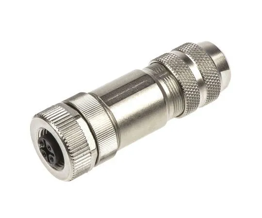 63-7431-43 Binder 713 Series M12 Cable Mount Connector, 4 contacts Plug 99 1430 812 04