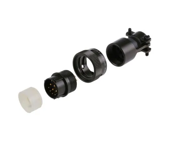 63-7497-12 ITT Cannon KPTC Series Miniature Cable Mount Connector, 12 contacts Plug KPTC6F14-12P-F-MA