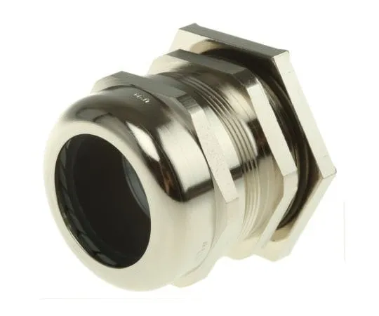 63-7528-59 Lapp Skintop M50 Cable Gland With Locknut, Nickel Plated Brass, IP68 52103360+53112670