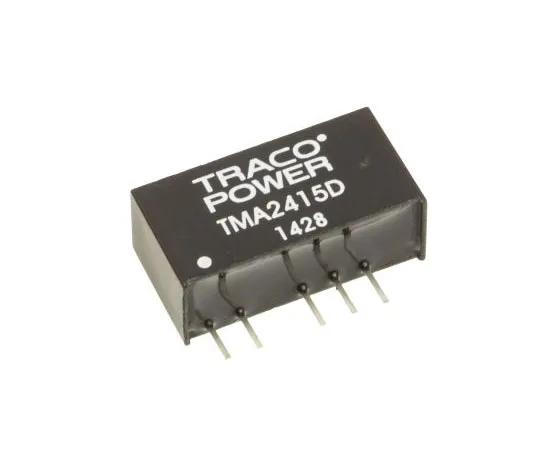 63-7413-69 TRACOPOWER TMA 1W Isolated DC-DC Converter Through Hole, Voltage in 21.6 → 26.4 V dc, Voltage out ±15V dc TMA 2415D