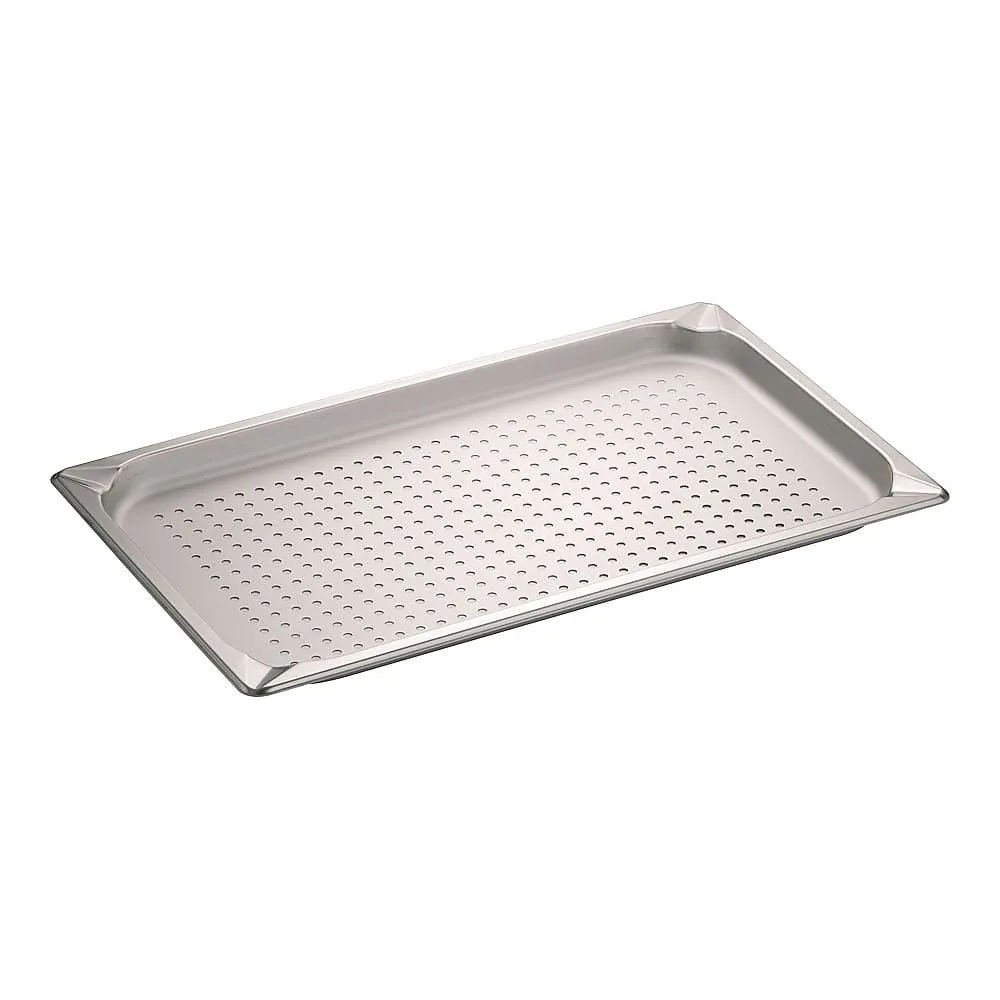 62-6360-64 KINGO Stainless Steel Hole Hotel Pan 1/1 x 25 11025PS