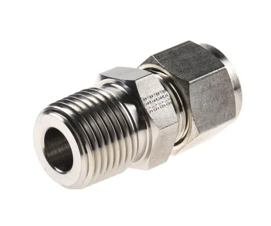 63-7539-80 Straight connector,1/2in OD 1/2in NPT 8MSC8N-316