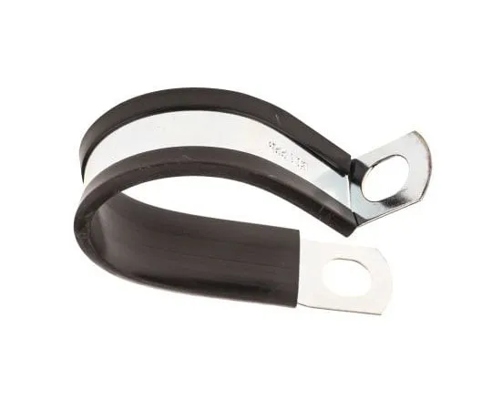 63-7468-47 RS Cable Clip Black Screw Plated Steel P Clamp, 50mm Max. Bundle 287-5597