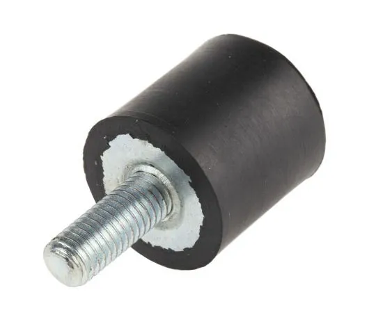 63-7385-62 RS PRO 25mm Shock Mount M8 25mm Diameter 18.81 kg, 40.26 kg Compression Load, Male to Female Natural Rubber 162-3239