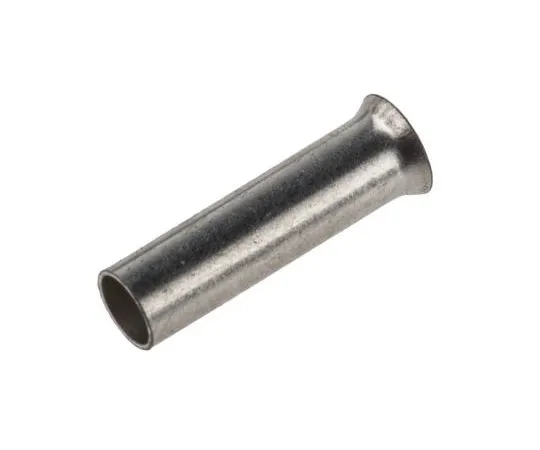 63-7364-72 JST WE Series Crimp Bootlace Ferrule, 10mm Pin Length, 2.2mm Pin Diameter, 2.5mm² Wire Size WE2.5-10