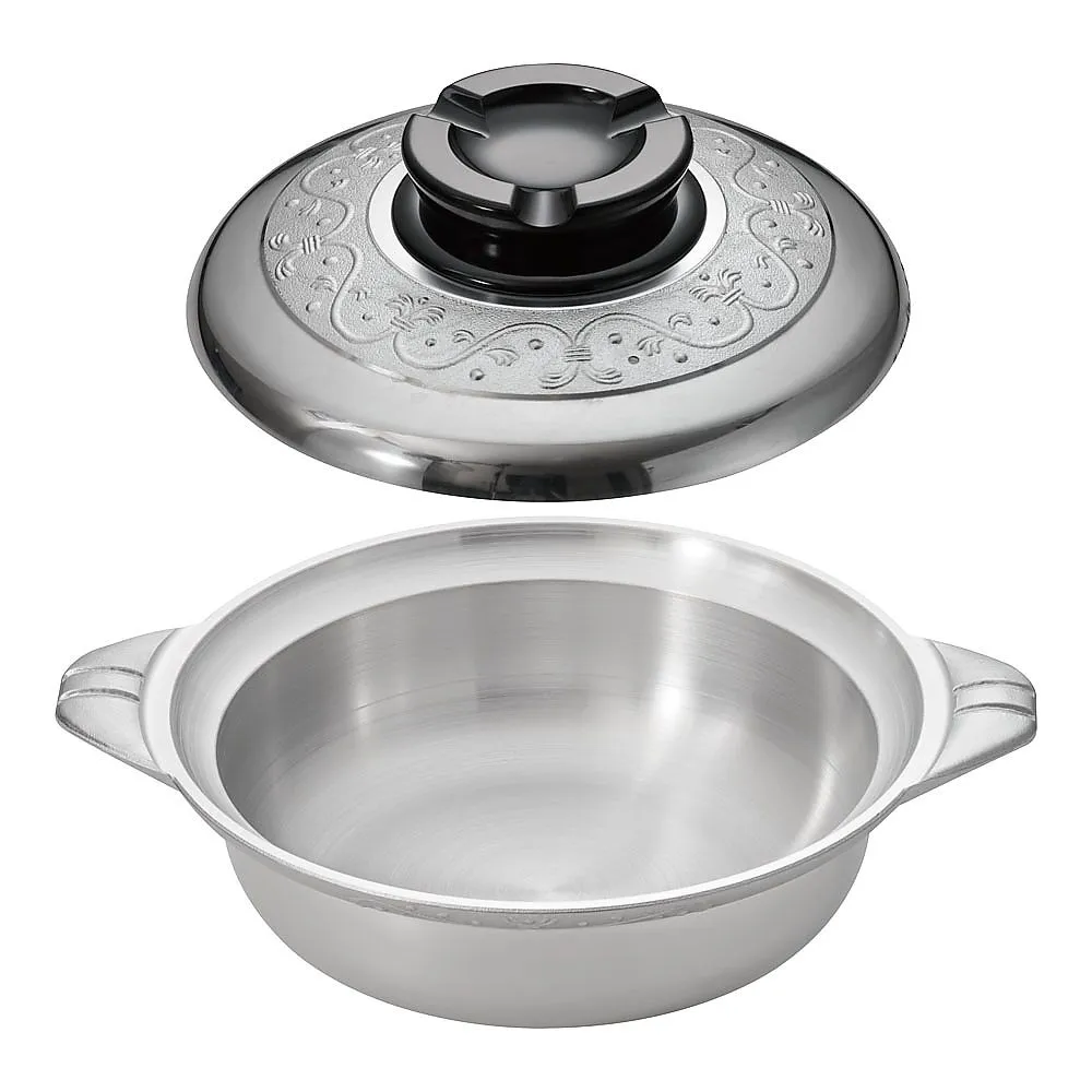 62-6787-39 Aluminum Deluxe Shallow Chili Pot 24 cm