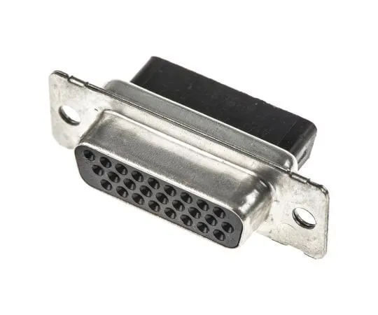 63-7488-25 TE Connectivity AMPLIMITE HDP-22 Series Straight Crimp D-sub Connector, Socket, 26 Pin 1658682-1