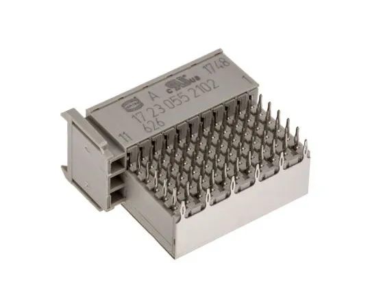 63-7385-88 HARTING Har-Bus HM Series 2mm Pitch Backplane Connector, Female, Right Angle, 7 Row, 55 Way 17230552102